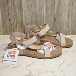 Muk Luks Piper Womens Footved Sandals