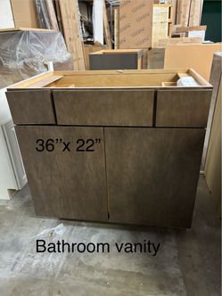 36x22 Bathroom Vanity Cabinet Base