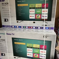 65” Inch Hisense Smart Roku 4K