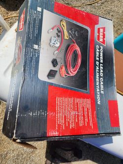 Warn Winch Cable Lead Set 12 Volt Heavy Guage With Solenoid