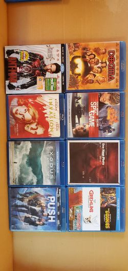 Blue ray movies $4 each 3 for $10