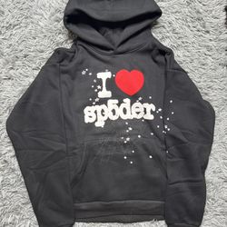Sp5der I Heart SP5 Souvenir Hoodie❤️🕷️ Size Medium, Super Comfortable🙌 Will ship with Packaging if you want it ✅ DM for receipt🧾🔥 HAVE A GREAT DAY