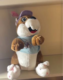 Bucees plushy Easter, bunny with shirt and hat
