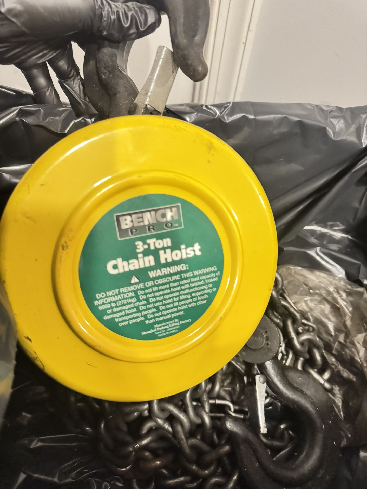 3 Ton Chain Hoist Bench Pro