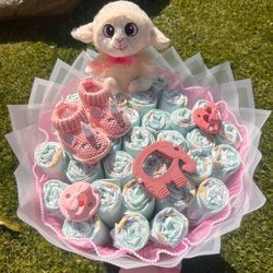 Girl Diaper Bouquet 