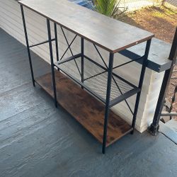 Buffet table