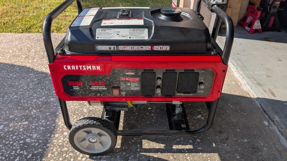 craftsman 3500/4374 watt generator