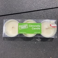 🕯️ Village Green Citronella Candle Set – Outdoor Bug Protection! 🌿🦟 