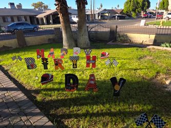 Happy Birthday Car yard sign