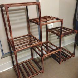 Wooden Staggered Tower Shelf – Like New – $20 (Old Town)