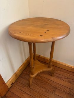 Wooden side table