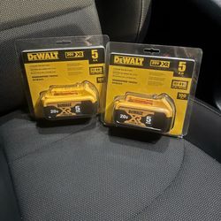 Dewalt 5ah brand new battery, price for one battery