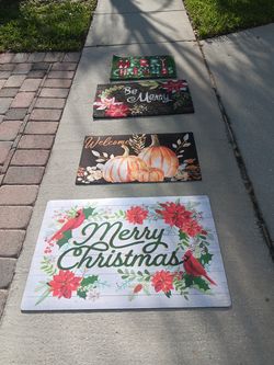Christmas mats