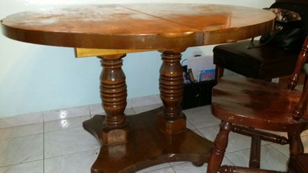 Table and 6 chairs