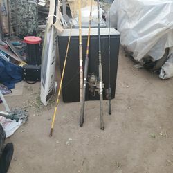 Vintage Fishing Poles