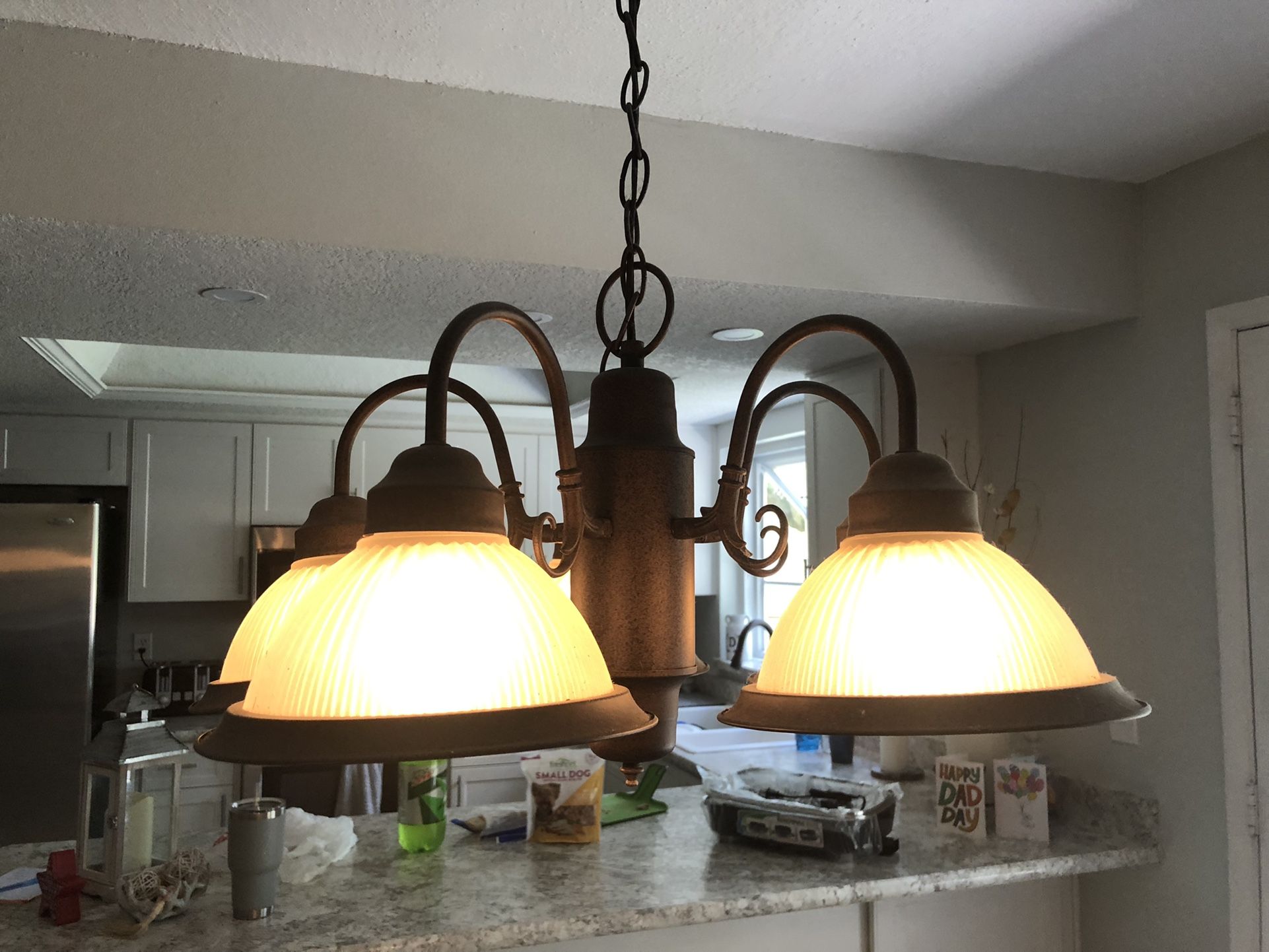 light bulb in kitchen