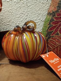 Martha Stewart Glass Pumpkin
