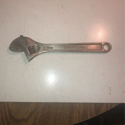 Craftsman 10 Inch Adjustable Wrench No44604 Used In Great Condition 