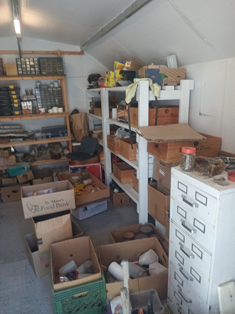 One Shed Full Of Miscellaneous Tools Everything's Got To Go Moving Sale Leaving On Tuesday $500 Or Best Offer.