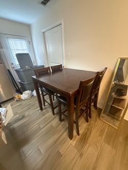 Table and chairs