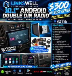 Linkswell 10.1 Inch Double Din Android Radio Navigation Etc Retails $1089