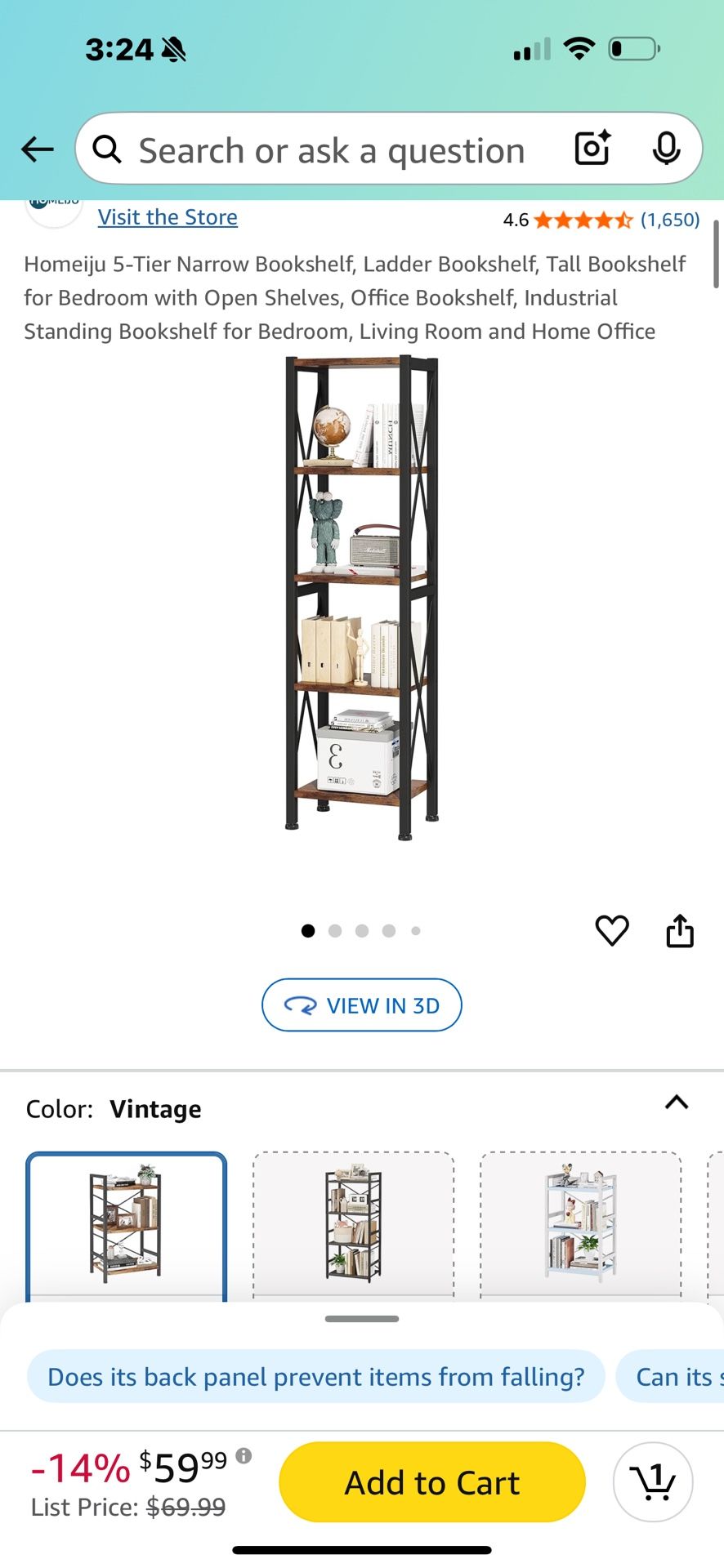 Two Shelves