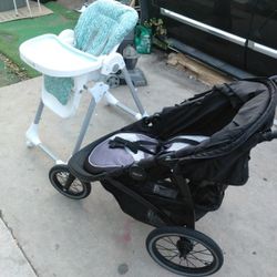 Stroller And High Chair