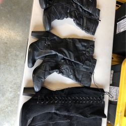Women’s Boots Size 9 Three Pair