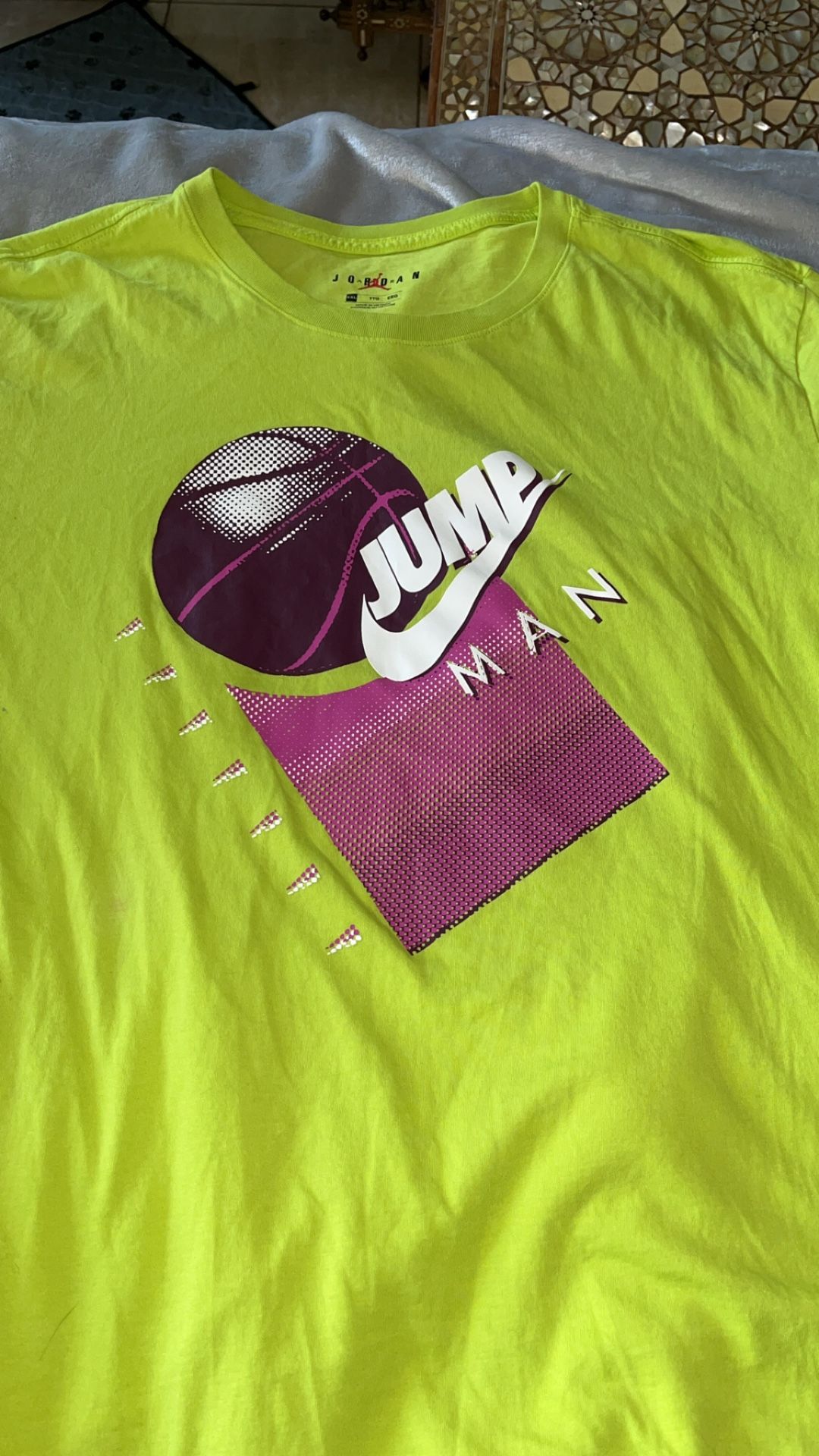 2 men’s Jordans Jump man’s shirts