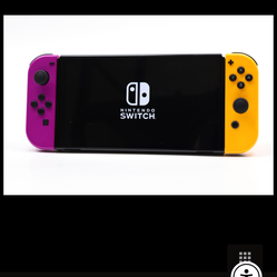 Nintendo Switch with 4 games, dock and case