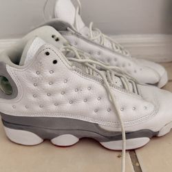Nike Air Jordan 13 Retro White/Grey/Red Size 7Y – Like New
