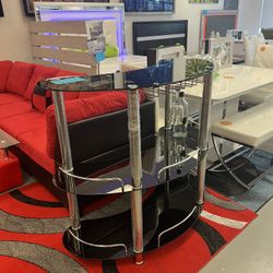 New Glass Bar White Or Black 48x23x42”H