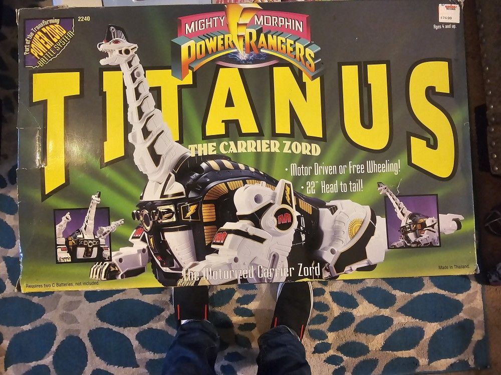 Power Rangers 1993 Titanus Carrier Zord NIB