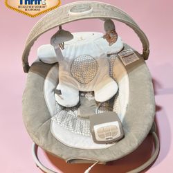 ✨ NEW Ingenuity BABY BOUNCER – SOOTHING + LIGHT-UP TOY BAR! ✨