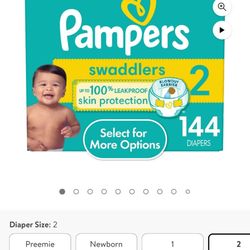 Pampers Swaddlers, Size 2