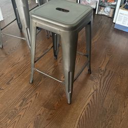 Three 24 Inch Height Bar Stool 