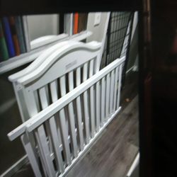 White Baby Crib New