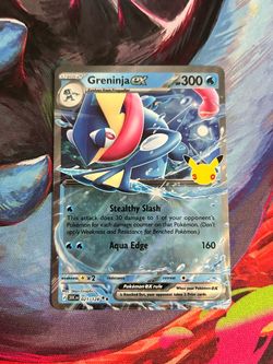 Greninja Ex #21 Pokemon TCG 30th Celebration