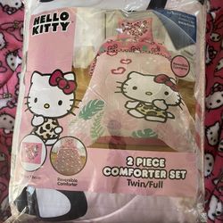 Hello Kitty 2 Piece Comforter Set Twins/full