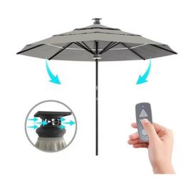 Above Heights 2 Series Patio Umbrella 106 in Gray Solid Print Octagon