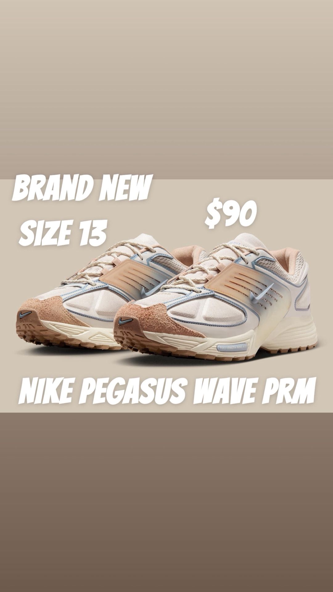 Nike Pegasus Wave Premium Brand New Size 13 Vomero Structure P-6000