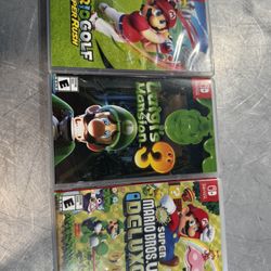 3 Nintendo Switch Games