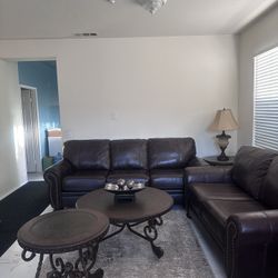 Sofa And Loveseat / Table Set / Lamp