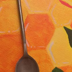 Antique Pewter Spoon