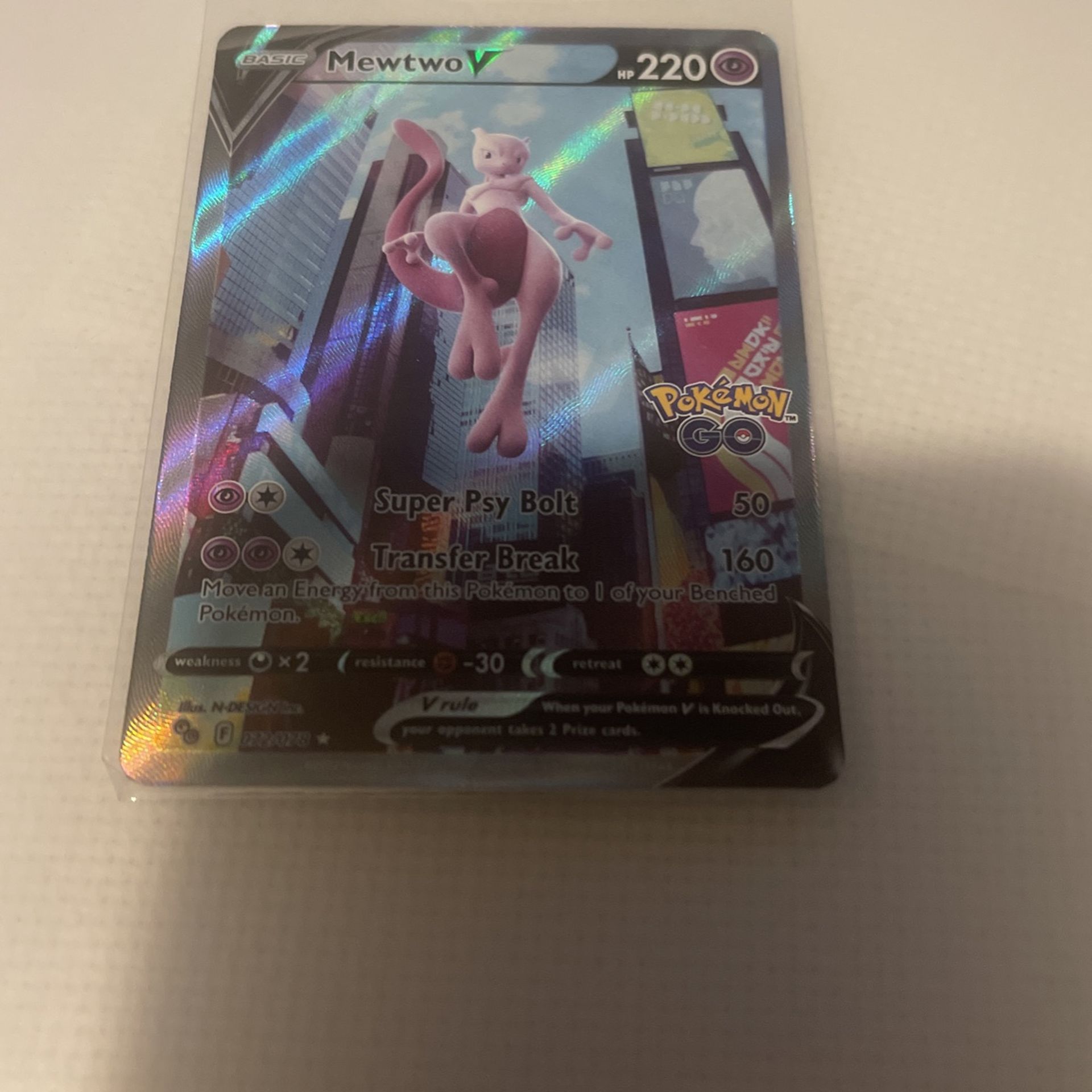 Pokémon Go Mewtwo V 72/78