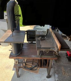 Vintage Table Saw And Band Saw