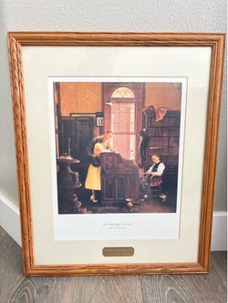 Norman Rockwell “Marriage License”