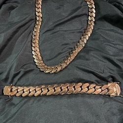 Cuban Link Set/Chain/Bracelet