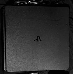 PS4 with game and controller 80