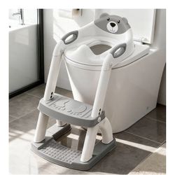 Potty Training Seat, SKYROKU Upgrade Toddler Toilet Seat for Kids Boys Girls, 2 in 1 Potty Training Toilet, Splash Guard Anti-Slip Pad Step Stool,New 